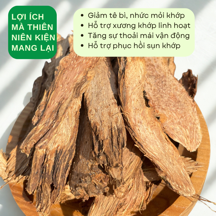 Thiên Niên Kiện Thái Lát Mỏng, Khô Sạch, Thơm Tinh Dầu, Trà Thiên Niên Kiện Thảo Dược Đức Thiện