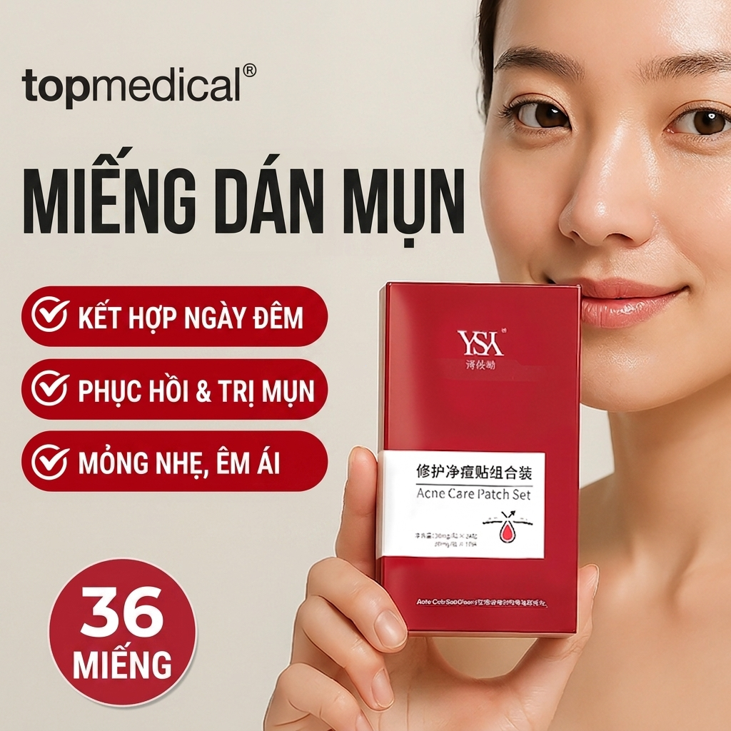 MaiWieel Miếng Dán Mụn 36 Miếng Day & Night Siêu Mỏng Vô Hình, Giảm Mụn Nhanh, Lành Sẹo Ngừa Thâm