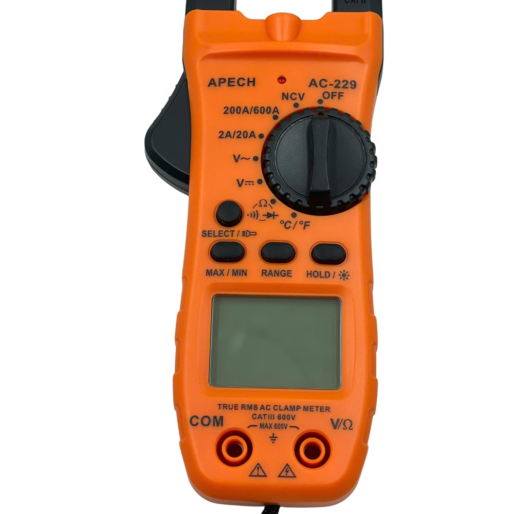 Đồng Hồ Kẹp Vạn Năng APECH AC-229 Có True RMS, NCV, Kiểm Tra Dioide, Data Hold, Auto Range,...