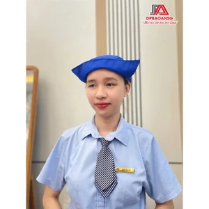Nón Vải Phối Lưới Y Tế Màu Xanh, Trắng Cho Phòng Sạch, Điều Dưỡng