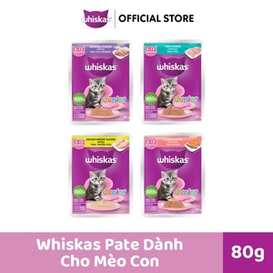 Thức ăn cho mèo con WHISKAS Junior dạng sốt – túi 80g