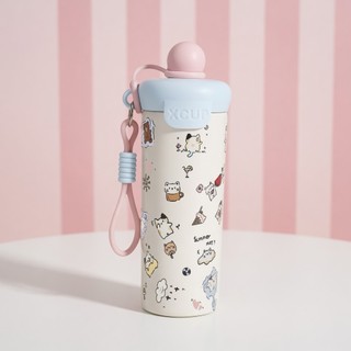 Bình Nước Giữ Nhiệt Hoạt Hình Dễ Thương 600ml | Bình Nước Inox 316 Cute Mang Đi Học Đi Làm