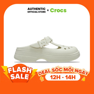 | 100% 𝘾𝙝í𝙣𝙝 𝙃ã𝙣𝙜 | Giày Clog 𝙲𝚛.𝚘𝚌𝚜 Unisex Classic Marry Jane 'Linen'