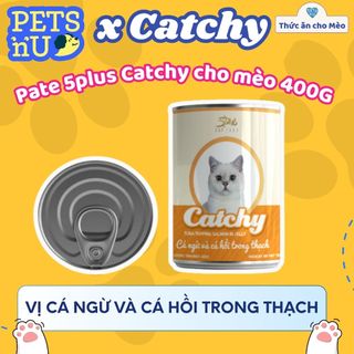 [CHÍNH HÃNG] Pate Mèo CATCHY Nhiều Hương Vị Cho Mèo Lon 400G