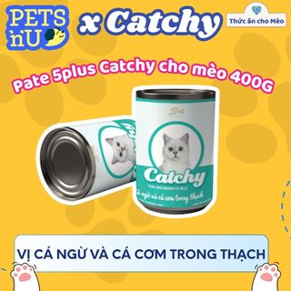 [CHÍNH HÃNG] Pate Mèo CATCHY Nhiều Hương Vị Cho Mèo Lon 400G