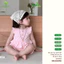 Bộ Cộc Tay Cánh Tiên 2 Tầng Cho Bé Gái Vải Bamboo Organic AMI0303
