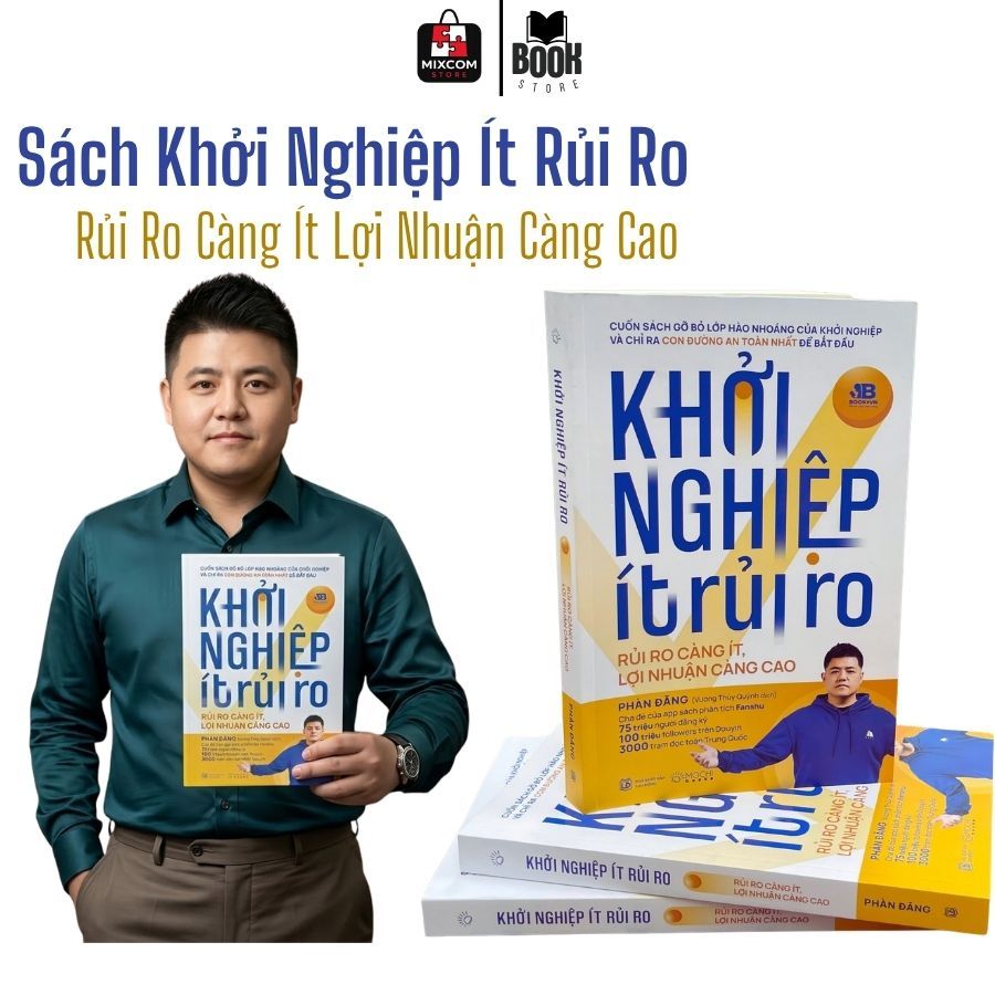 Bìa sách Khởi Nghiệp Ít Rủi Ro