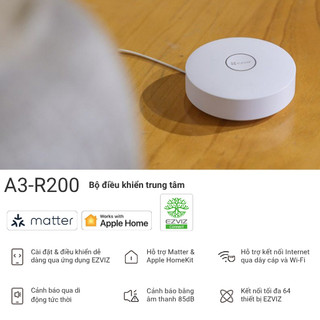 Bộ Điều Khiển Trung Tâm A3-R200, Hỗ Trợ Matter và Apple Homekit, Cảnh Báo Bằng Âm Thanh 85dB