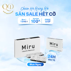 Miru 1month Menicon – Kính áp tròng dùng 1 tháng, chiếc