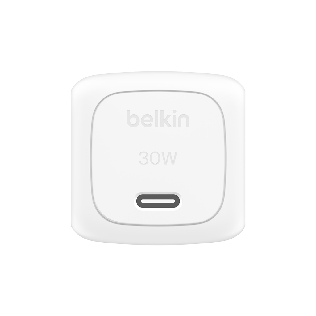Củ sạc nhanh Belkin 30W USB-C chuẩn PD PPS nhỏ gọn 1 cổng cho iPhone 15 iPad Air chính hãng BH 2 năm | BigBuy360 - bigbuy360.vn
