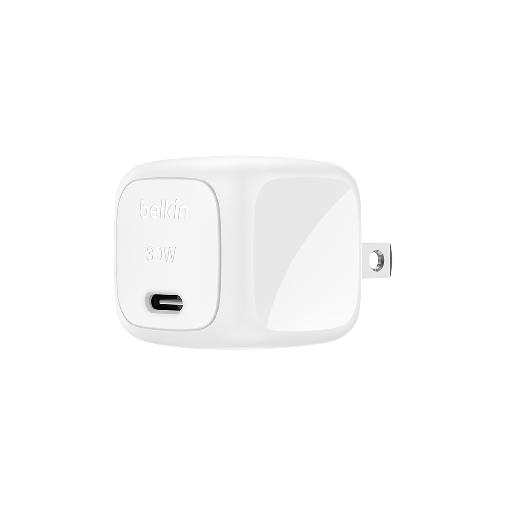 Củ sạc nhanh Belkin 30W USB-C chuẩn PD PPS nhỏ gọn 1 cổng cho iPhone 15 iPad Air chính hãng BH 2 năm | BigBuy360 - bigbuy360.vn