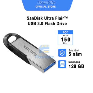 USB 3.0 SanDisk Ultra Flair tốc độ đọc 150MB/s 16GB / 32GB / 64GB / 128GB bảo hành 5 năm