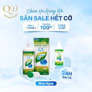 Forest Leaf EX – DUNG DỊCH NGÂM, RỬA VÀ BẢO QUẢN KÍNH ÁP TRÒNG 100ml/360ml, Hộp