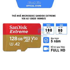 Thẻ Nhớ MicroSDXC SanDisk Extreme V30 A2 64GB - 128GB - 256GB - 512GB - 1 TB