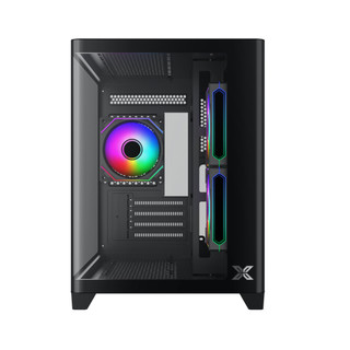 Vỏ Case Máy Tính Xigmatek Pano M Nano 3IF (EN49347) - Bể Cá Không Cột Trụ, Kèm Sẵn 3 Fan Vô Cực H23F
