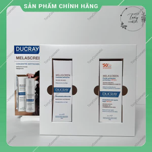 Set Tinh Chất Nám Ducray Melascreen 30ml và Kem Chống Nắng 50ml Giúp Sáng Da, Chống Lão Hóa
