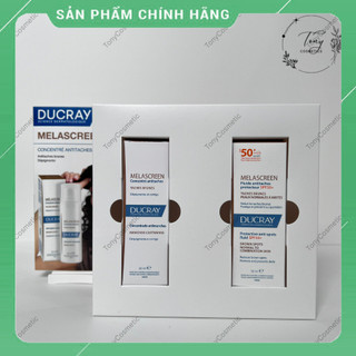 Set Tinh Chất Nám Ducray Melascreen 30ml và Kem Chống Nắng 50ml Giúp Sáng Da, Chống Lão Hóa
