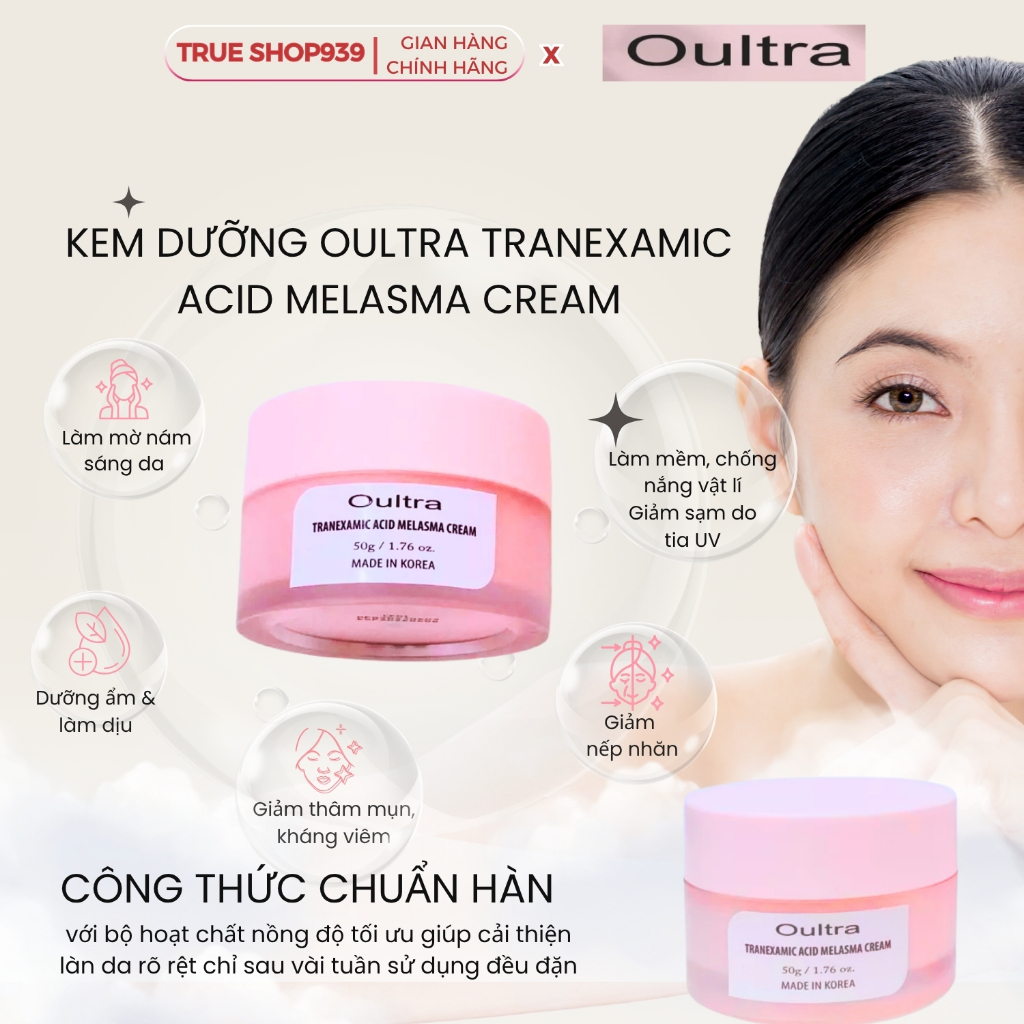 [5 tặng 1] Bộ sản phẩm Dưỡng Da trắng Sáng OULTRA làm đẹp