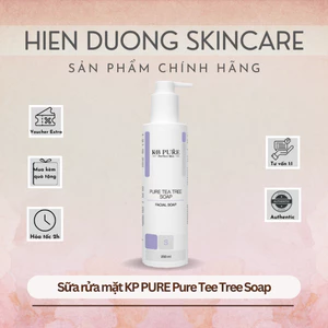 Sữa rửa mặt KB PURE Pure Tee Tree Soap | Sạch sâu, giảm mụn, mềm mại da