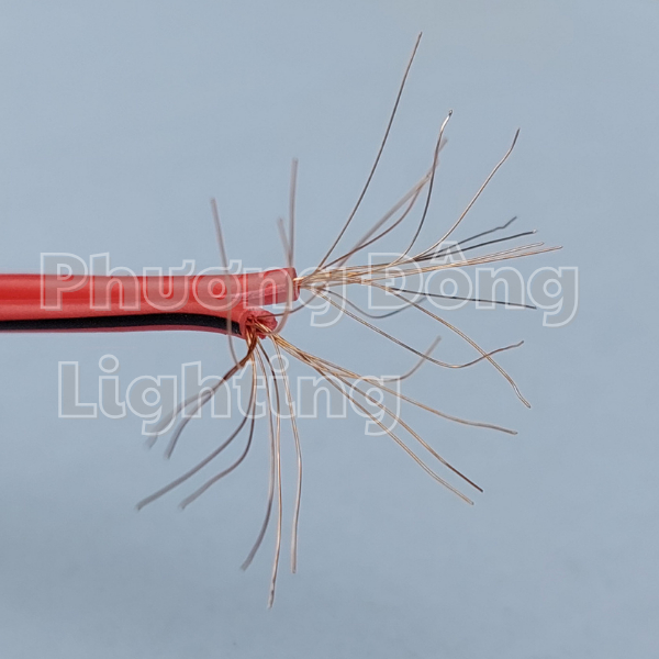 10 mét Dây Điện Đỏ Đen - Dây điện chuyên dùng cho LED quảng cáo, loa nguồn cong suất nhỏ
