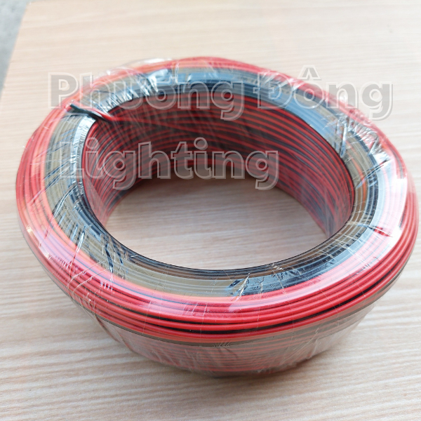 10 mét Dây Điện Đỏ Đen - Dây điện chuyên dùng cho LED quảng cáo, loa nguồn cong suất nhỏ