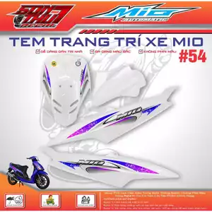 TEM XE MIO SPORT #54 (TEM CAO CẤP - SẮC NÉT - KHÔNG PHAI MÀU)