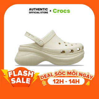 | 100% 𝘾𝙝í𝙣𝙝 𝙃ã𝙣𝙜 | Dép Sandal Clog 𝙲𝚛.𝚘𝚌𝚜 Unisex Bae Classic 'Bone'