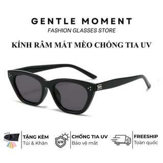 Kính râm gọng mắt mèo GENTLE MOMENT kính mát chống tia UV thời trang nam nữ phong cách Hot Trend GM2329