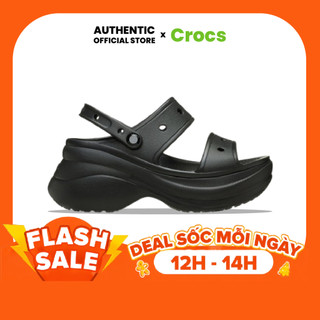 | 100% 𝘾𝙝í𝙣𝙝 𝙃ã𝙣𝙜 | Dép Sandal Clog 𝙲𝚛.𝚘𝚌𝚜 Unisex Bae Classic 'Black'