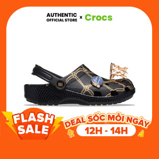 | 100% 𝘾𝙝í𝙣𝙝 𝙃ã𝙣𝙜 | Dép Clog 𝙲𝚛.𝚘𝚌𝚜 Unisex Classic NBA All-Star Game Classic 'Black'