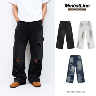 Quần Jeans MMESTLINE “FADED” form Straight Fit Premium Denim