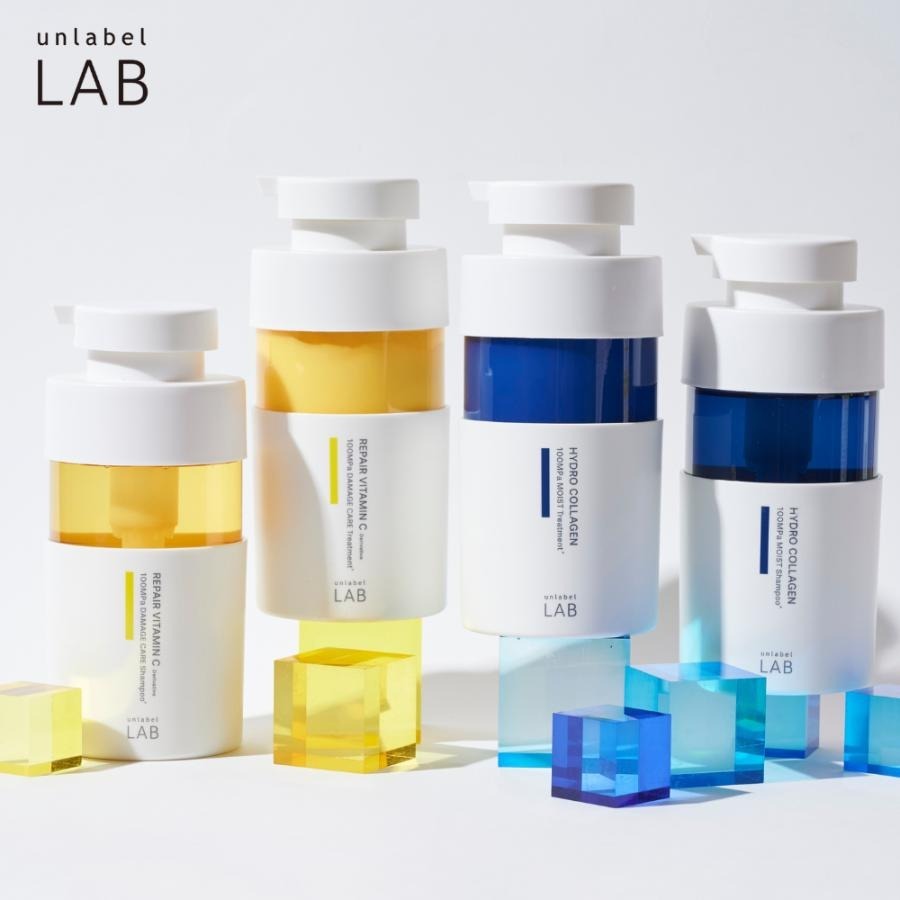 Bộ Dầu Gội Xả Unlabel LAB Hydro Collagen 100MPa Dưỡng Tóc Mềm Mượt, Phục Hồi Tóc Hư Tổn Khô Xơ