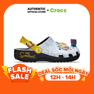 | 100% 𝘾𝙝í𝙣𝙝 𝙃ã𝙣𝙜 | Giày Clog 𝙲𝚁𝙾𝙲𝚂 Classic The Simpsons