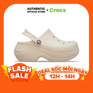| 100% 𝘾𝙝í𝙣𝙝 𝙃ã𝙣𝙜 | Giày Clog 𝙲𝚁𝙾𝙲𝚂 Unisex Bella 'Winter White'