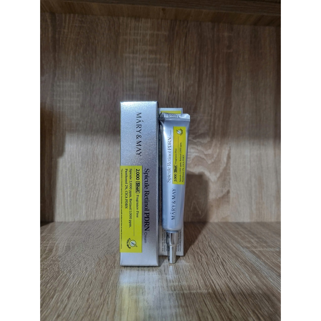 Kem dưỡng vi kim Mary&May Spicule Collagen PDRN/Retinol PDRN Cream 15g