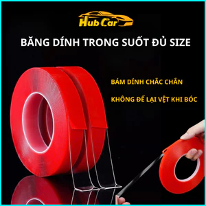 Băng Keo 2 Mặt Siêu Dính Trong Suốt Dán Các Loại Vật Dụng Gắn Cực Chắc Chắn Và Khó Bị Rơi