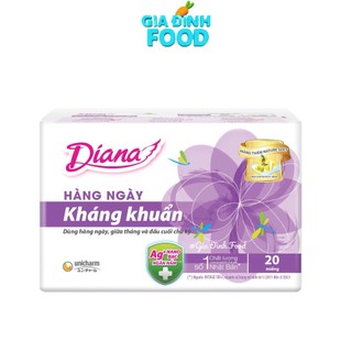 Băng Vệ Sinh Diana Sensi Hằng Ngày Kháng Khuẩn 8-20-40 miếng