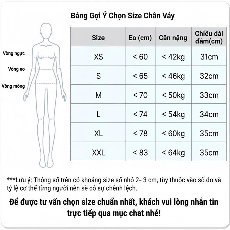 Quần Váy Chữ A Vải CHÉO DÀY DẶN Mềm Mát | MS214