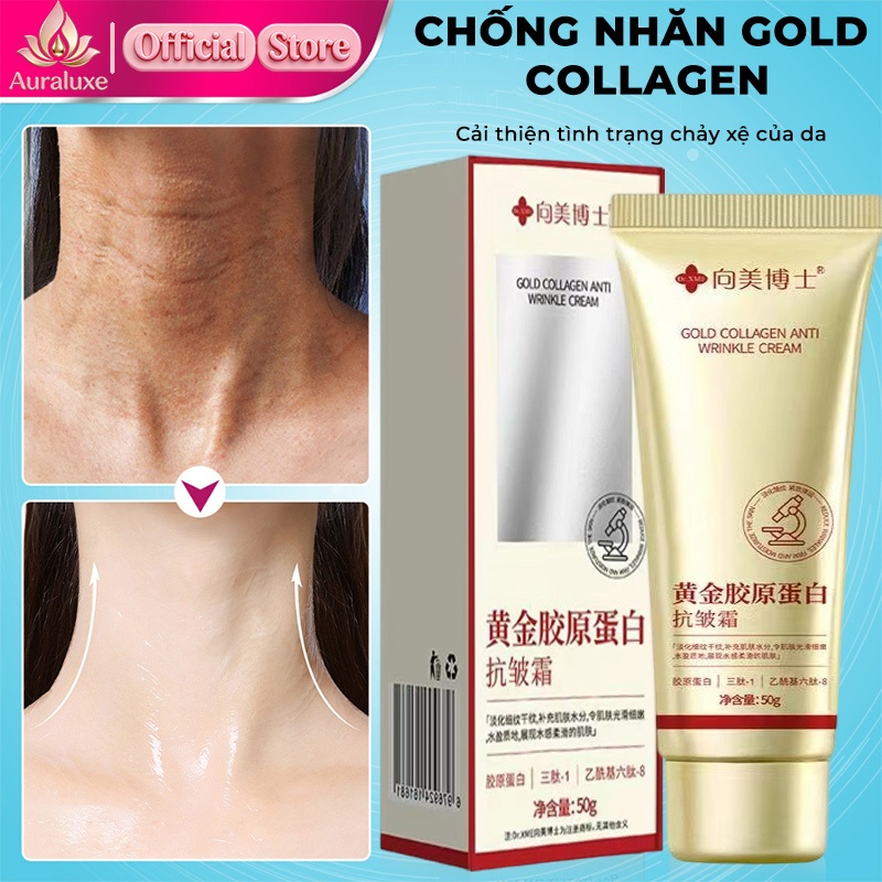 [Mua 1 tặng 1] Kem Chống Nhăn Gold Collagen 50G , Chống Lão Hóa,Kem Dưỡng Ẩm ,Kem Chăm Sóc Da
