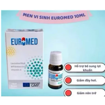 [MẪU MỚI] Men vi sinh Euromed -bổ sung lợi khuẩn cho đường ruột, hỗ trợ giảm rối loạn tiêu hóa do loạn khuẩn đường ruột