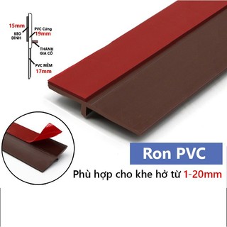 Thanh PVC chặn khe cửa Có 5 Màu.Ron chặn khe hở 100cm đa năng, Nẹp dán chân cửa chống côn trùng-GD