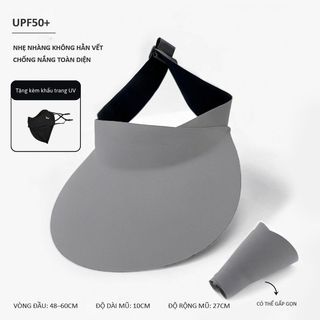 Mũ Visor Chống Nắng UPF50+ Cocoon You Mũ Nửa Đầu Vành Rộng Gấp Gọn Nhẹ Thoáng Khí Che Mặt UV