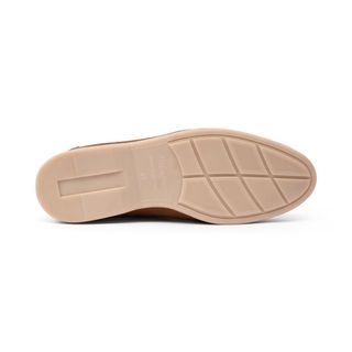 Giày sục nam da lộn cao cấp chính hãng FTTLeather, giày sục hở gót màu nâu đế cao su êm chân FC504