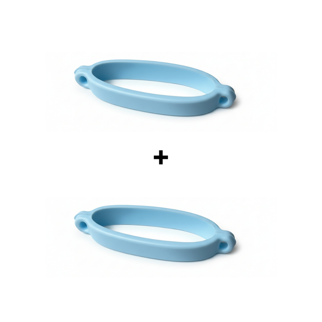 Vòng Silicon đeo sạc dự phòng, co dãn, chống trượt, chu vi 15cm, phù hợp với sạc dự phòng 10k -20kmAh