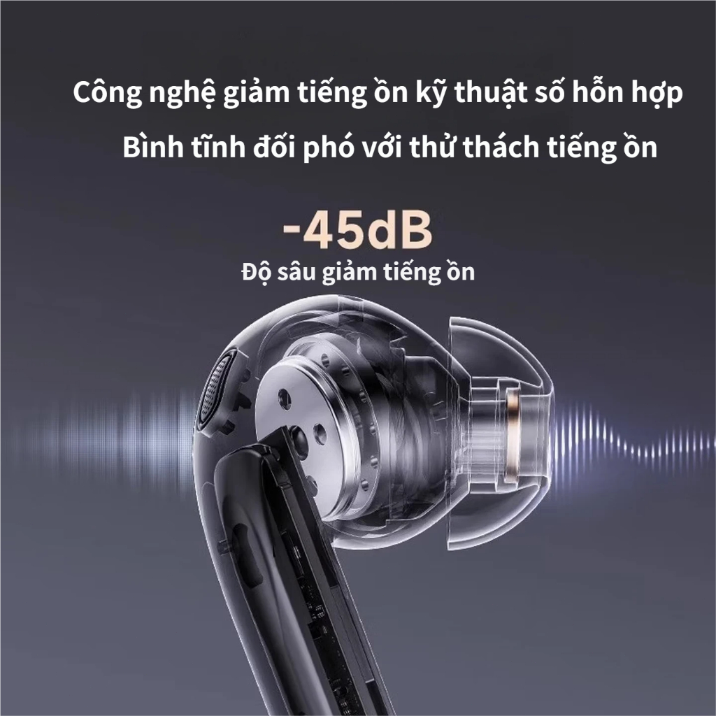 Tai Nghe Bluetooth In-Ear Không Dây Tai Nghe Chống Nước Fone Điều Khiển Cảm Ứng Có Mic HD Cho iOS/Android