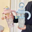 Bình nước dung tích lớn 1200ml màu pastel có tay cầm tiện lợi