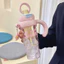 Bình nước dung tích lớn 1200ml màu pastel có tay cầm tiện lợi