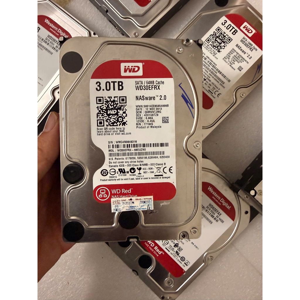 HDD, ổ cứng WD red, Black 1TB,2TB,3TB,4TB,6TB chuyên nas,pc hiệu năng cao(USED) | BigBuy360 - bigbuy360.vn
