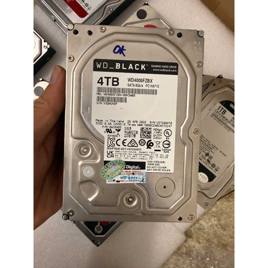 HDD, ổ cứng WD red, Black 1TB,2TB,3TB,4TB,6TB chuyên nas,pc hiệu năng cao(USED) | BigBuy360 - bigbuy360.vn
