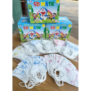 HỘP 100 CHIẾC KHẨU TRANG 5D MASK CHO BÉ 2-7 TUỔI